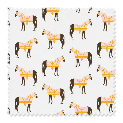 Horse & Tassel Fabric Katie Kime Design