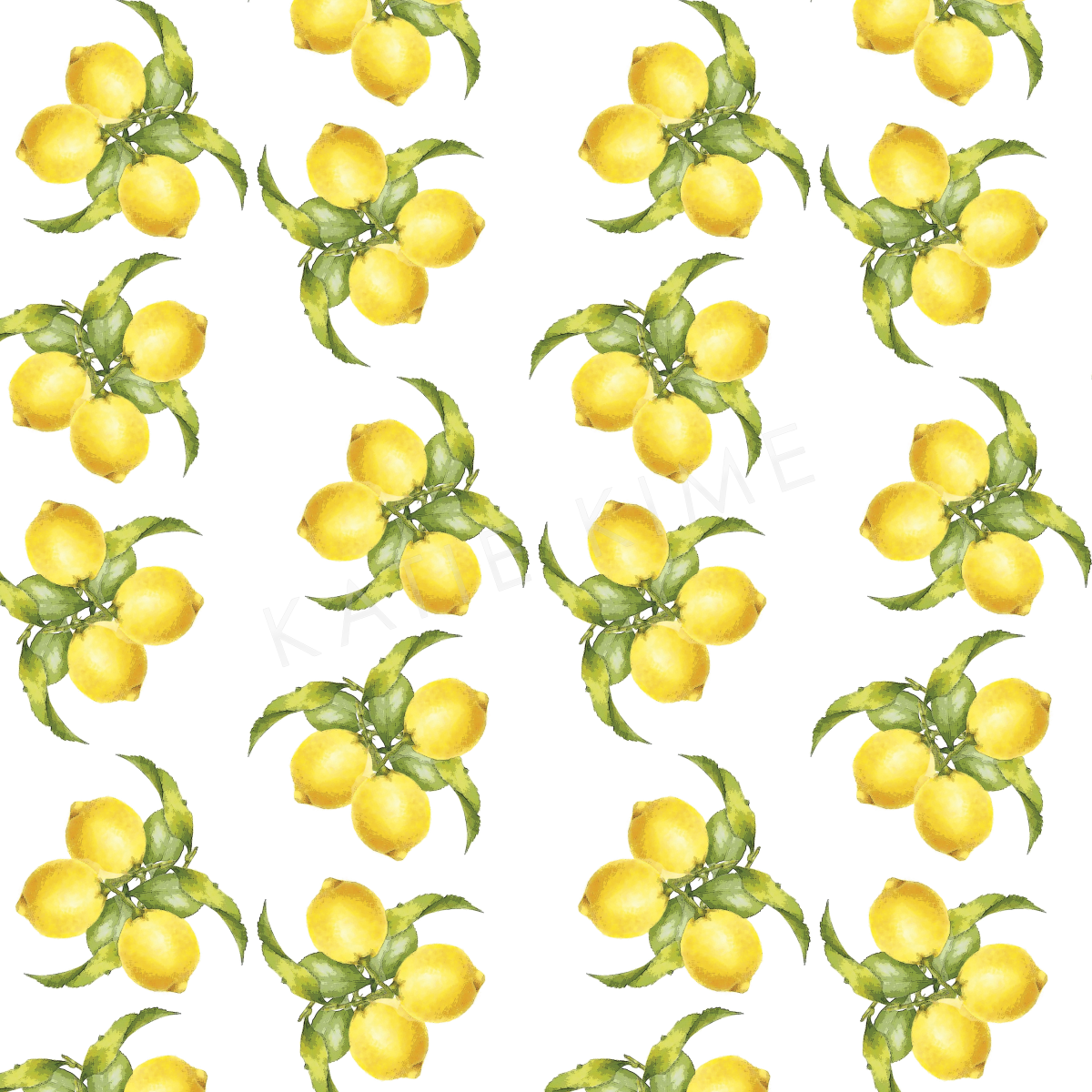 Wallpaper Double Roll Lemons Wallpaper Katie Kime Design