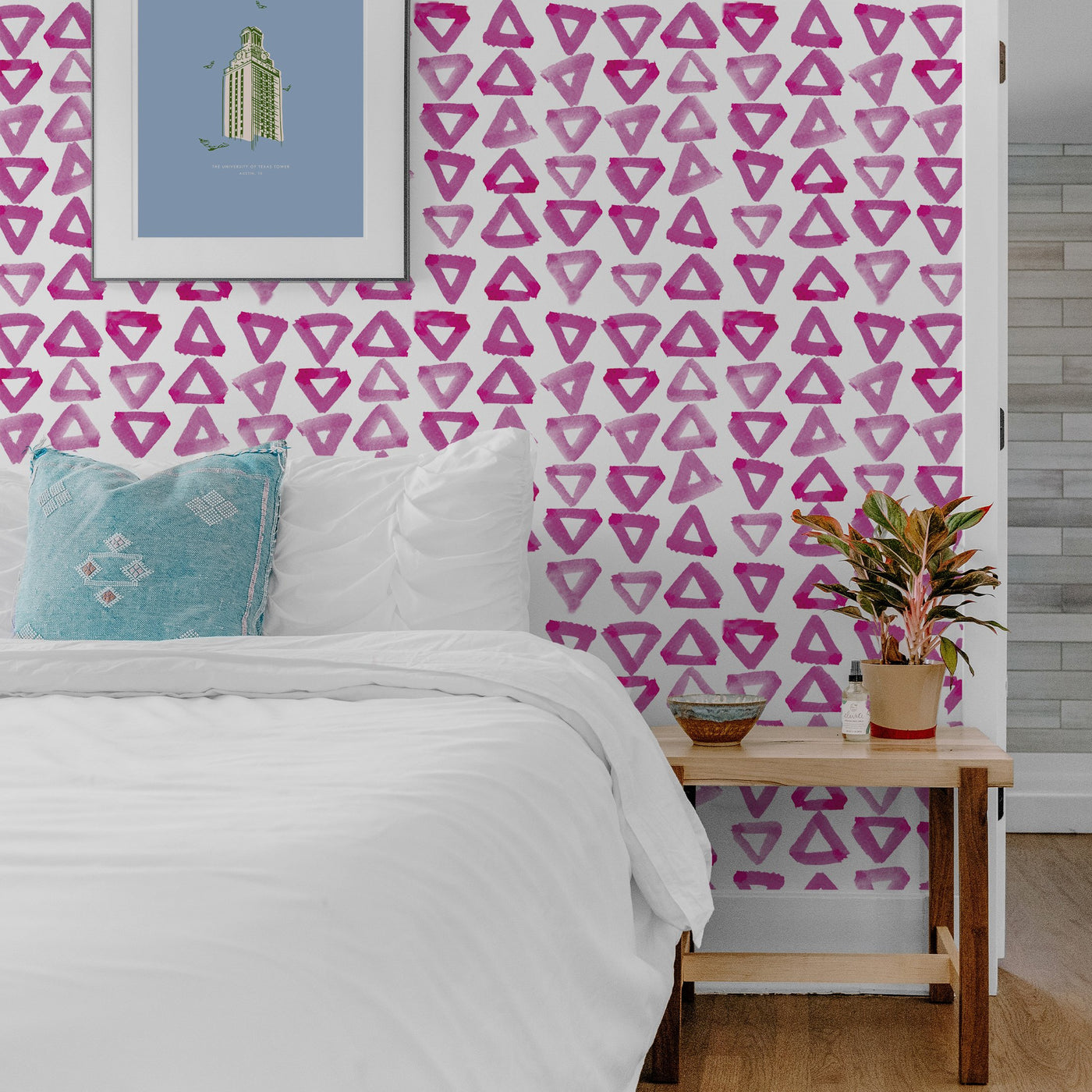 Peel & Stick Wallpaper Triangles Peel & Stick Wallpaper Katie Kime Design