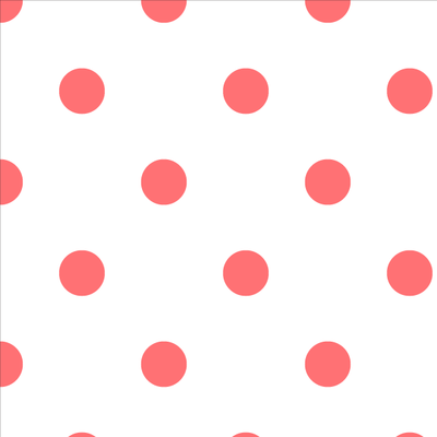 Wallpaper Double Roll / Coral Polka Dot Wallpaper Katie Kime Design