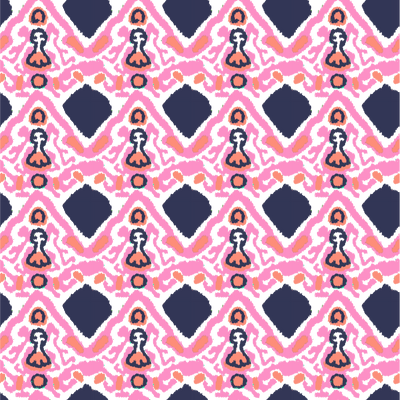 Wallpaper Double Roll / Pink Khandar Wallpaper Katie Kime Design
