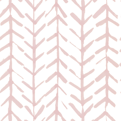 Wallpaper Double Roll / White Pink Arrows Wallpaper Katie Kime Design